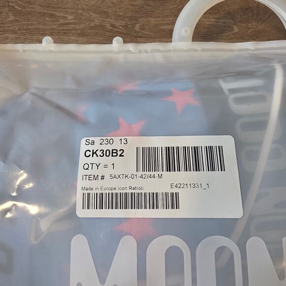 Moon Boot Icon Retrobiker Pink Stars Snow Boots Womens Size 10 to 11.5 NEW - Picture 9 of 9